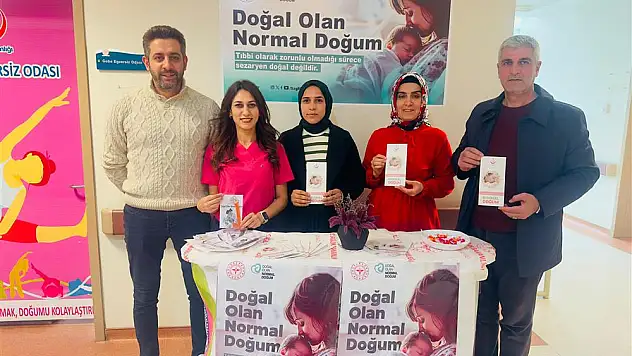 Siirt Eğitim ve Araştırma Hastanesi'nde Normal Doğum Bilinçlendirme Etkinliği