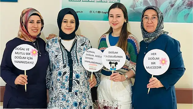Siirt Eğitim ve Araştırma Hastanesinde Normal Doğum Bilinçlendirme Etkinliği Düzenlendi