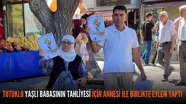 Siirt Eski Belediye Başkan Yardımcısı Feremez Kaya, Tutuklu Babasının Tahliyesi İçin Annesiyle Birlikte Eylem Yaptı