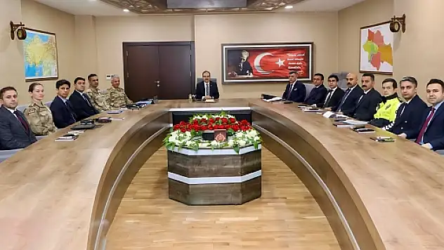 Siirt Haftalık İl Güvenlik ve Asayiş Koordinasyon Toplantısı