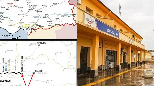 Siirt-Kurtalan Demir Yolu Yapım İşi için TCDD Tarafından İhale Açıldı