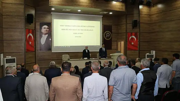 Siirt Merkez İlçe Köylere Hizmet Götürme Birliği Encümen Seçimi Yapıldı