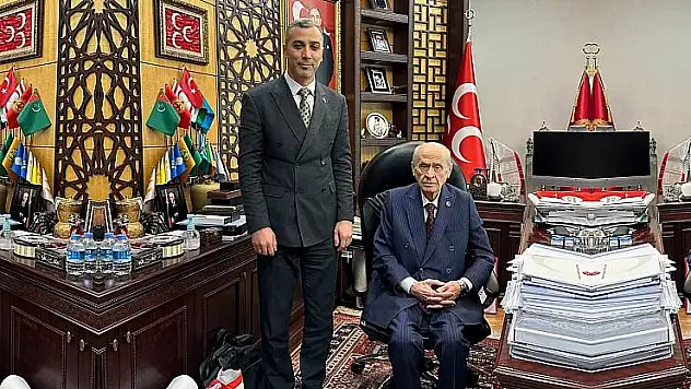 Siirt MHP İl Başkanı Cengizhan Tükenmez'den Devlet Bahçeli'ye Ziyaret