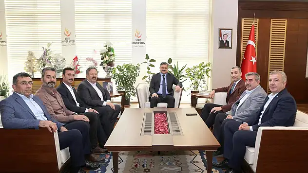 Siirt MHP İl Başkanından Rektör Şındak'a Ziyaret