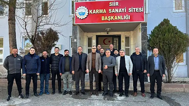 Siirt MHP İl Yönetiminden Siirt Karma Sanayi Sitesi Başkanlığına Ziyaret
