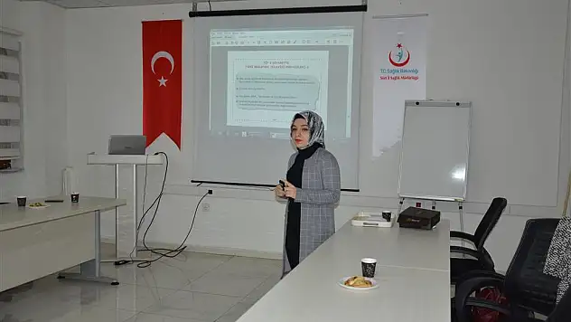 Siirt Sağlık Müdürlüğünce Diyabet Eğitimi Verildi