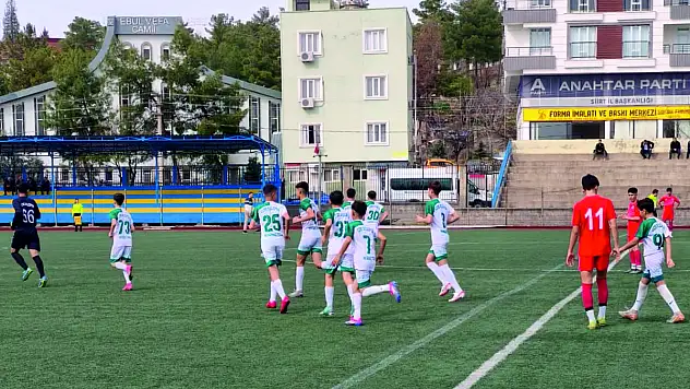 Siirt Spor, Bitlis Spor'u 2-1 Mağlup Etti