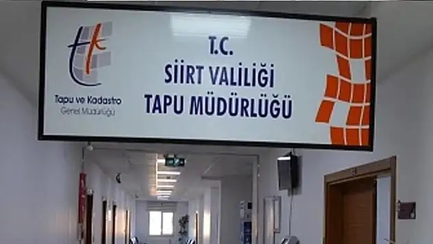 Siirt Tapu Müdürlüğü, 2023 Yılı İstatistiklerini Açıkladı