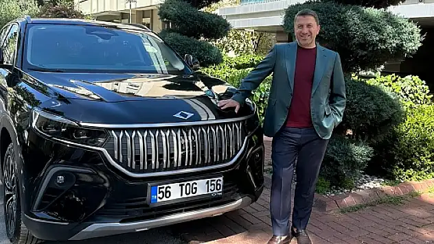 Siirt TSO Başkanı Güven Kuzu, TOGG Aracını Teslim Aldı
