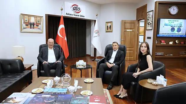 Siirt TSO Başkanı Güven Kuzu'dan ATO Başkanı Gürsel Baran'a Ziyaret