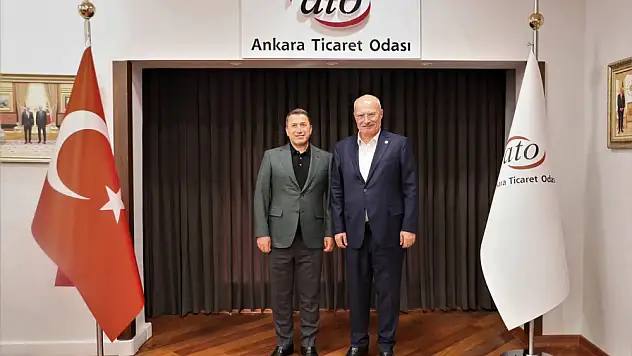 Siirt TSO Başkanı Güven Kuzu'dan ATO Başkanı Gürsel Baran'a Ziyaret