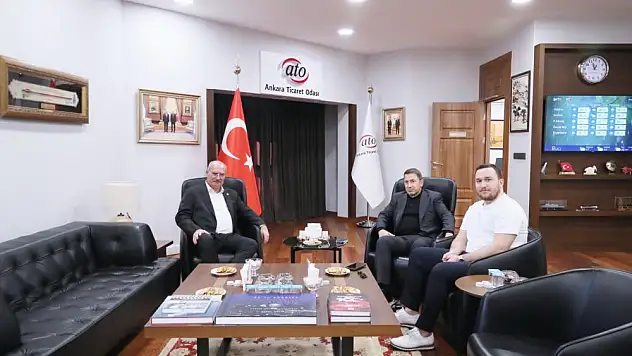Siirt TSO Başkanı Güven Kuzu'dan ATO Başkanı Gürsel Baran'a Ziyaret