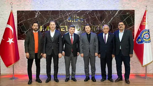 Siirt TSO Başkanı Güven Kuzu'dan İl Emniyet Müdürü Öztürk'e Hayırlı Olsun Ziyareti