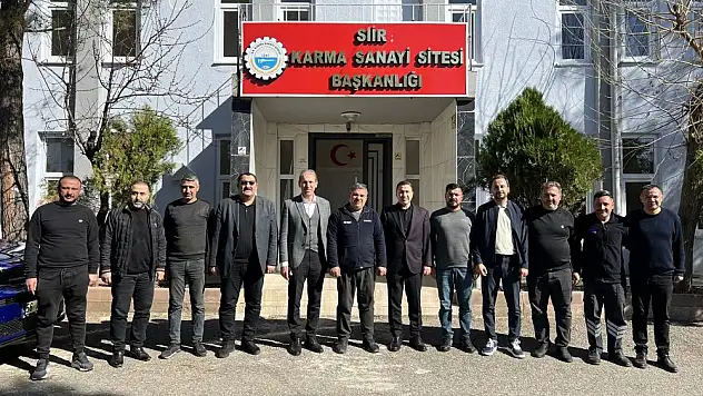 Siirt TSO Başkanı Güven Kuzu'dan Siirt Karma Sanayi Sitesi Başkanı Adnan Danış'a Ziyaret
