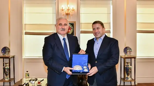 SİİRT TSO BAŞKANI GÜVEN KUZU'DAN YARGITAY BAŞKANI MEHMET AKARCA'YA ZİYARET
