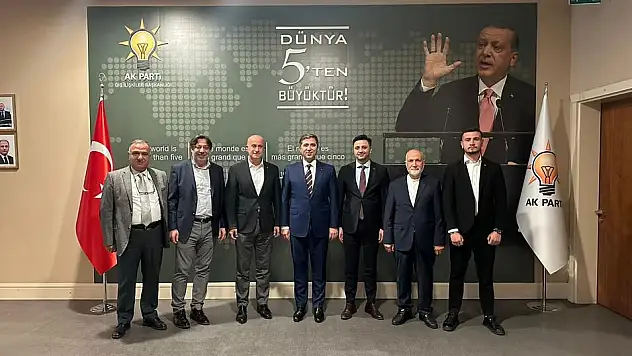 Siirt Vakfı Heyeti'nden AK Parti Genel Merkezine Ziyaret