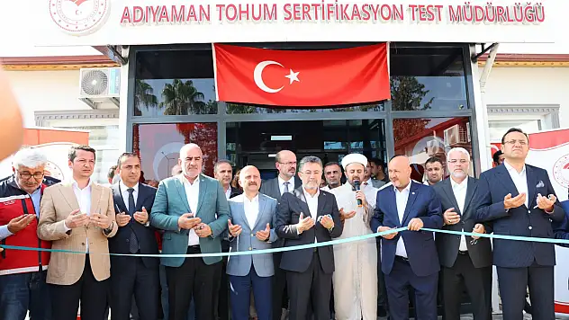 Siirt ve 8 İl İçin Yeni Tohum Test Merkezi Adıyaman'da Açıldı