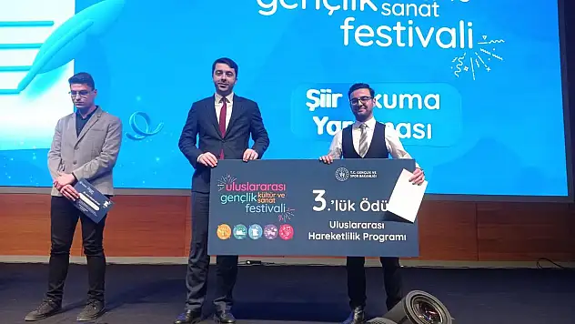 Siirtli Genç Uluslararası Festivalde Üçüncü Oldu