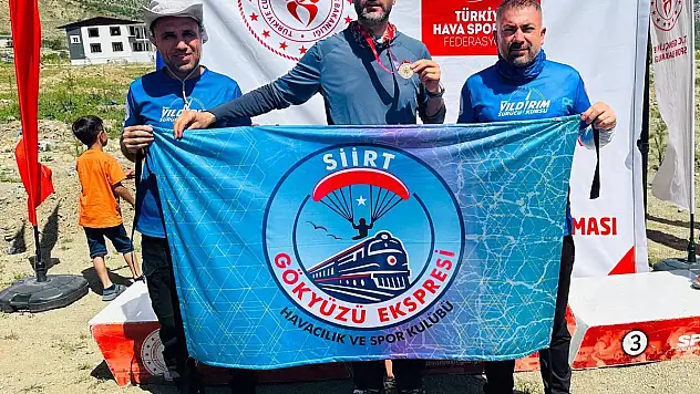 Siirtli Yamaç Paraşütü Sporcusu Şampiyon Oldu