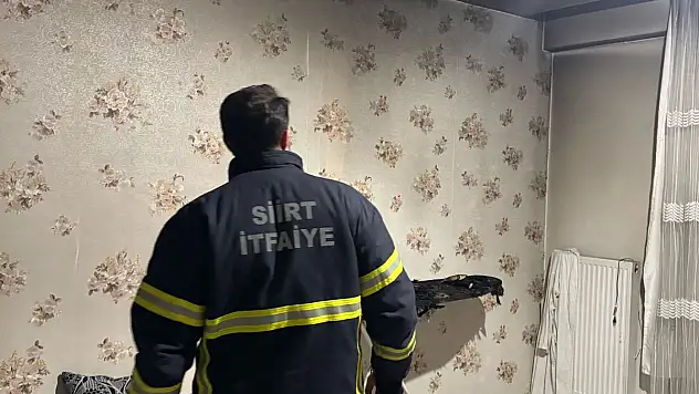 Siirt'te Açık Unutulan Ütü Yangına Neden Oldu