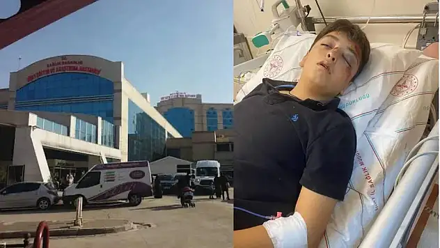 Siirt'te Bisikletli Çocuğa Motosiklet Çarptı!