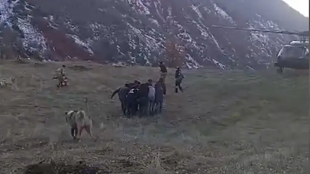 Siirt'te Jandarma Helikopteri, Uçuruma Düşen Yaralı Vatandaşı Hastaneye Ulaştırdı (Videolu Haber)
