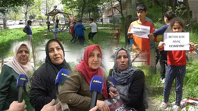 Siirt'te Kadınlar Yeşil Alan İçin Ses Yükseltti: ''Kuran Kursuna Karşı Değiliz, Nefesimizi Kesmeyin''