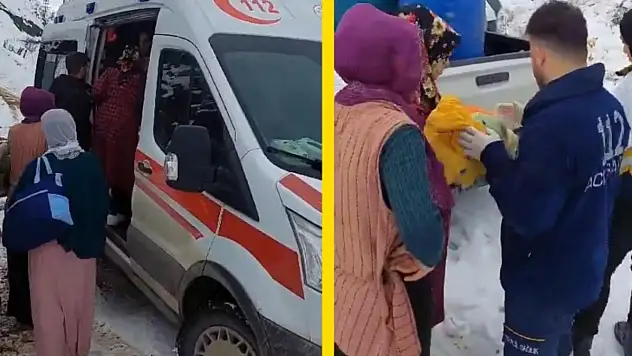 Siirt'te Köyde Rahatsızlanan 40 Günlük Bebek Kurtarıldı