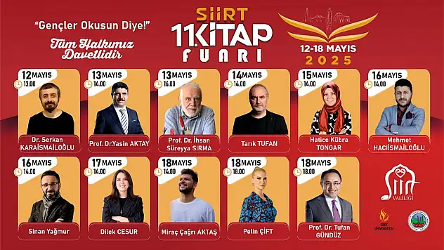 Siirt'te Kültür Şöleni: 11. Kitap Fuarı Gençler İçin Kapılarını Açıyor!