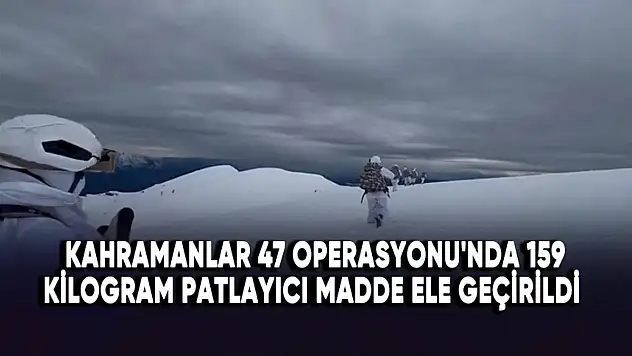 Siirt'te Mağara ve Sığınaklarda Operasyon!
