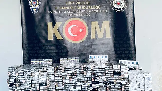 Siirt'te Sigara Kaçakçılarına Geçit Verilmiyor