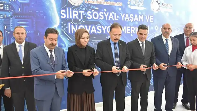 Siirt'te Sosyal Yaşam ve İnovasyon Merkezi'nin Açılışı Yapıldı