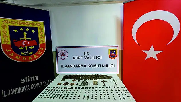 Siirt'te Tarihi Eser Kaçakçılığı Operasyonu (Videolu Haber)