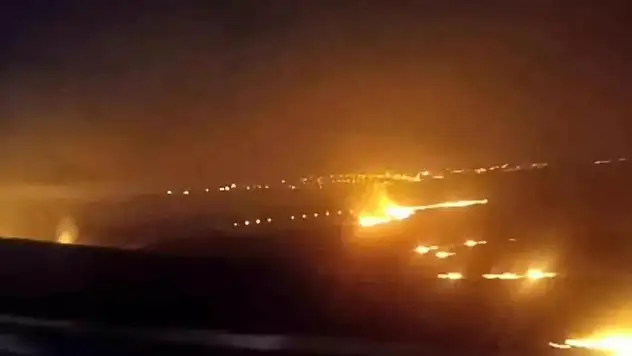 Siirt'teki Anız Yangını Kontrol Altına Alındı
