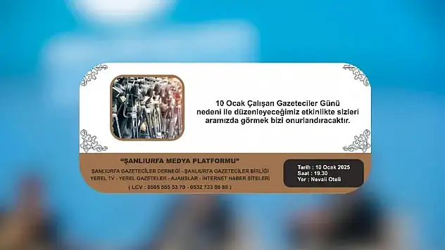 Siyaset, Bürokrasi ve Medya 10 Ocak'ta Bir Araya Gelecek