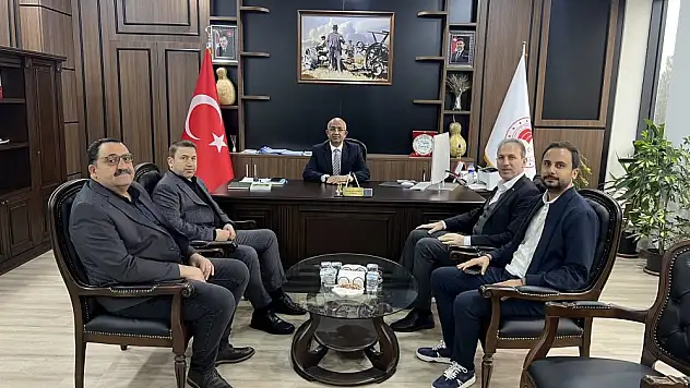 STSO Başkanı Güven Kuzu'dan Tarım İl Müdürü Şanverdi'ye Ziyaret