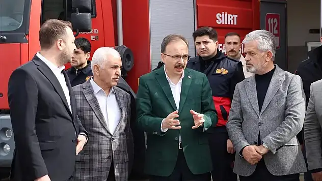 Tillo Belediyesine Ait Yeni İtfaiye Aracı Tanıtıldı