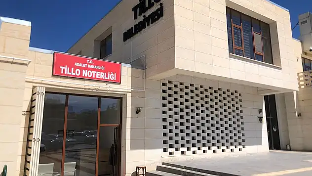 TİLLO İLÇEMİZ NOTER HİZMETİNİ ARTIK KENDİ İLÇELERİNDE ALACAK