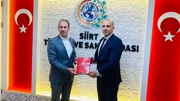 TUİK Bölge Müdürü Çil'den Siirt TSO'ya Ziyaret