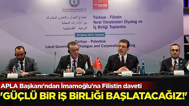 Türkiye-Filistin Yerel Yönetimleri Diyalog ve İş Birliği Toplantısı