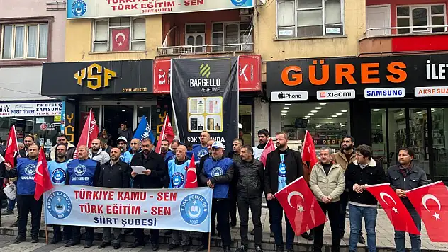 Türkiye Kamu-Sen Siirt Şube Başkanı Cengiz Özbilici'den Maaş Zammına Tepki