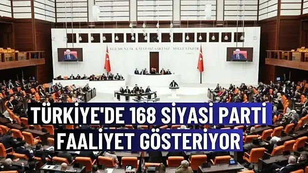 Türkiye'de 168 Siyasi Parti Faaliyet Gösteriyor!