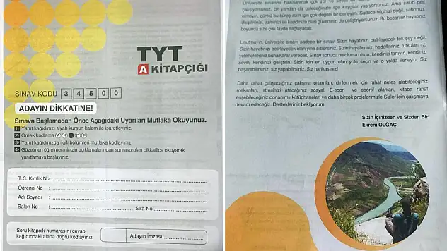 TYT Deneme Sınavında AKP Propagandası İddiası