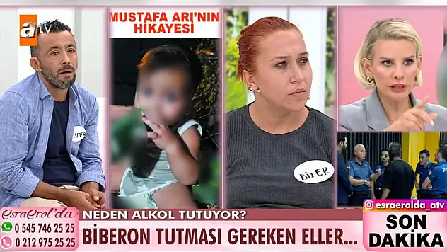 Uyuması İçin 1,5 Yaşındaki Bebeğe Alkol İçiren Aile Esra Erol'da Gözaltına Alındı