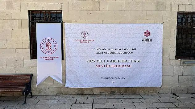 Vakıflar Haftası Etkinliği: Mevlid-i Şerif ve Hatim Duasına Davet