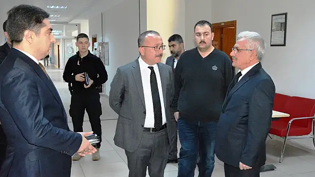 VALİ ALİ FUAT ATİK, KAMU KURUMLARINI DENETLEDİ