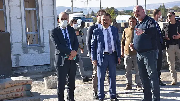 VALİ/BELEDİYE BAŞKAN VEKİLİ HACIBEKTAŞOĞU, YATIRIMLARI DENETLEDİ