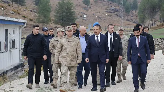 VALİ HACIBEKTAŞOĞLU, VEYSEL KARANİ BELDESİNDE İNCELEMELERDE BULUNDU