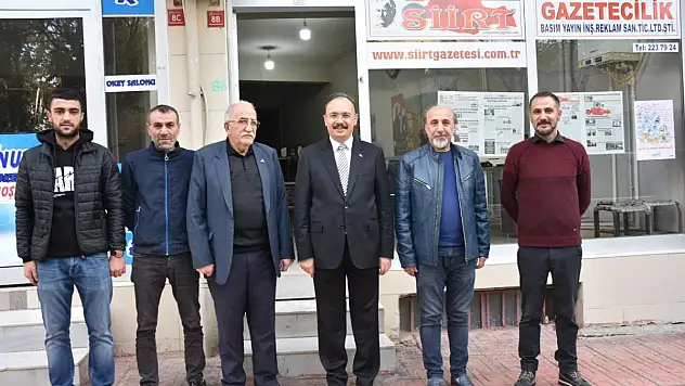 Vali ve Belediye Başkan Vekili Dr.Kızılkaya İlimizdeki Yerel ve Yaygın Medya Kuruluşlarını Ziyaret Etti
