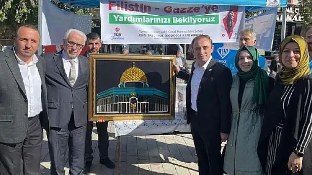 Vali Yardımcısı Mutlu'dan Filistin Yardım Kermesine Ziyaret